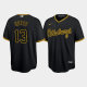 Youth Pittsburgh Pirates #13 Ke'Bryan Hayes Alternate Black MLB Jersey