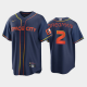 Men's 2022 City Connect Houston Astros #2 Alex Bregman Cool Base Navy MLB Jersey