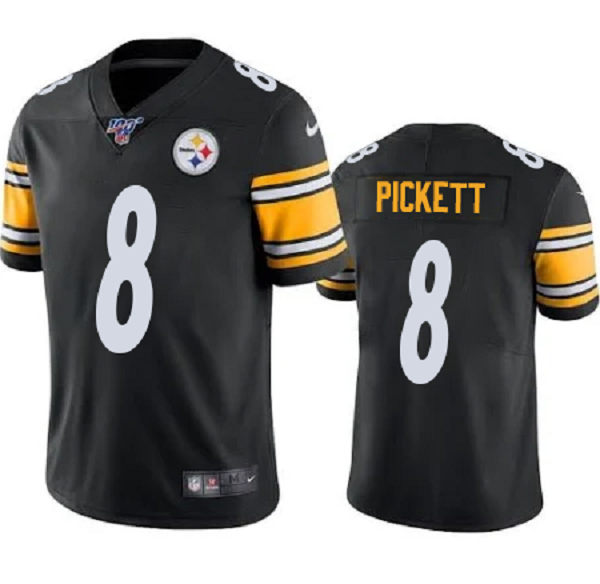 Youth Kenny Pickett Pittsburgh Steelers Nike 2022 NFL Draft First Round Pick Limited Jersey - Black