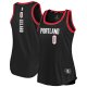 Women's Portland Trail Blazers Damian Lillard Fanatics Black Fast Break Tank Jersey - Icon Edition