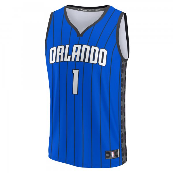 Men's Orlando Magic Jonathan Isaac Fanatics Blue Fast Break Replica Player Jersey - Statement Edition