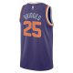 Youth Phoenix Suns Mikal Bridges Nike Purple Swingman Jersey - Icon Edition