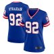 Women's New York Giants Michael Strahan Nike Royal Classic Retired Player Game Jersey