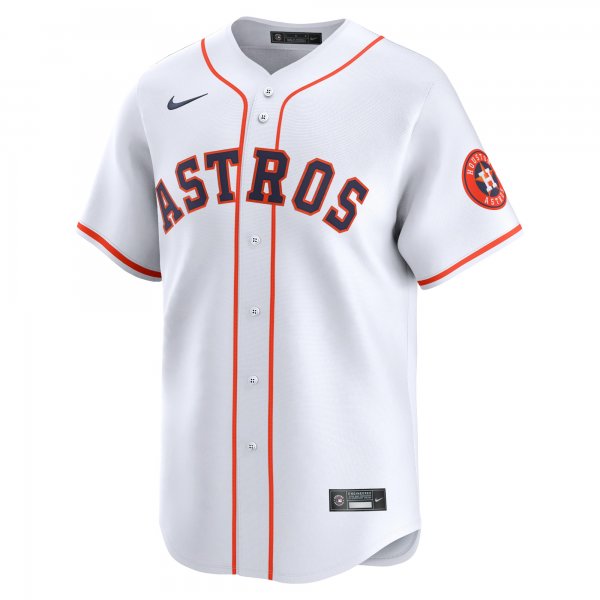 Men's Houston Astros Yainer Diaz Nike White Home Limited Player Jersey