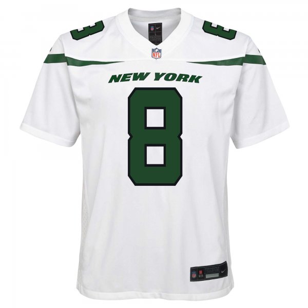 Youth New York Jets Aaron Rodgers Nike White Game Jersey