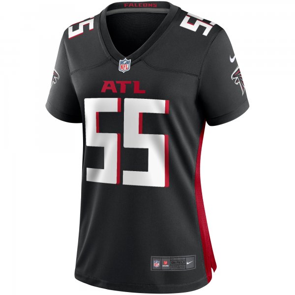 Women's Atlanta Falcons John Abraham Nike Black Game Retired Player Jersey