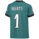 Youth Philadelphia Eagles Jalen Hurts Nike Green Game Jersey