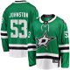 Men's Dallas Stars Wyatt Johnston Fanatics Kelly Green Home Breakaway Player Jersey