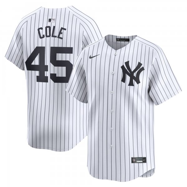 Men's New York Yankees Gerrit Cole Nike White Home Limited Player Jersey