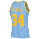 Men's Los Angeles Lakers Shaquille O'Neal Mitchell & Ness Powder Blue 2001/02 Hardwood Classics Swingman Jersey