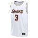 Men's Los Angeles Lakers Anthony Davis Fanatics White Fast Break Replica Player Jersey - Association Edition