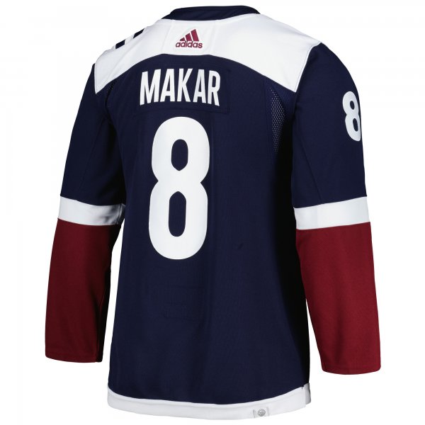 Men's Colorado Avalanche Cale Makar adidas Navy Alternate Primegreen Pro Player Jersey