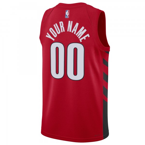 Unisex Portland Trail Blazers Jordan Brand Red 2022/23 Swingman Custom Jersey - Statement Edition