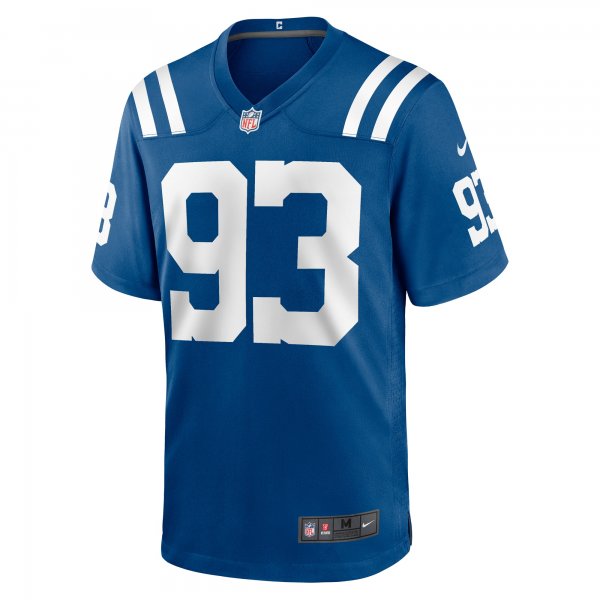 Men's Indianapolis Colts Eric Johnson Nike Royal Player Game Jersey