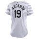 Women's Colorado Rockies Charlie Blackmon Nike White Home Replica Player Jersey