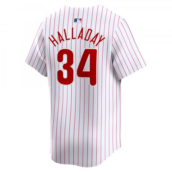 Men's Philadelphia Phillies Roy Halladay Nike White Home Limited Player Jersey