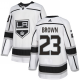 Adidas Los Angeles Kings #23 Dustin Brown White Road Stitched NHL Jersey