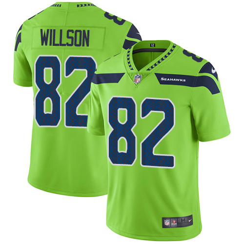 Nike Seattle Seahawks #82 Luke Willson Green Men's Stitched NFL Limited Rush Jersey