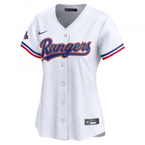 Women's Texas Rangers Josh Jung Nike White 2024 Gold Collection Limited Player Jersey