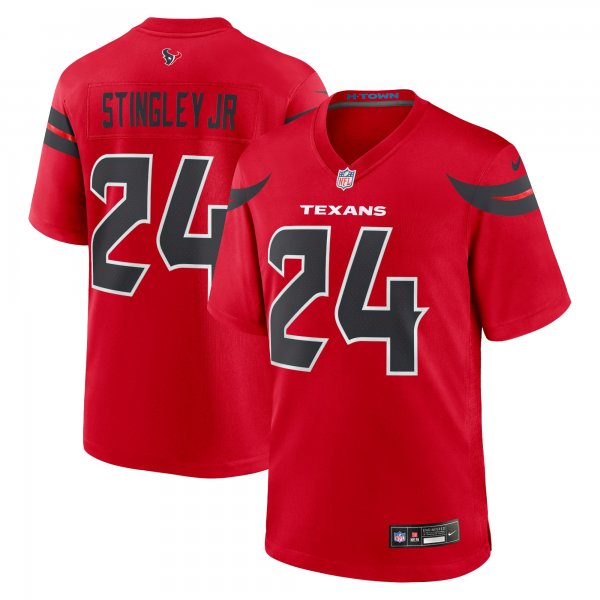 Men's Houston Texans Derek Stingley Jr. Nike Red Alternate Game Jersey