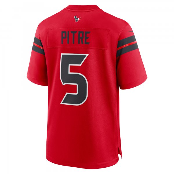 Men's Houston Texans Jalen Pitre Nike Red Alternate Game Jersey