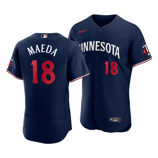 Men's Minnesota Twins Kenta Maeda 2023 Flexbase Navy Jersey