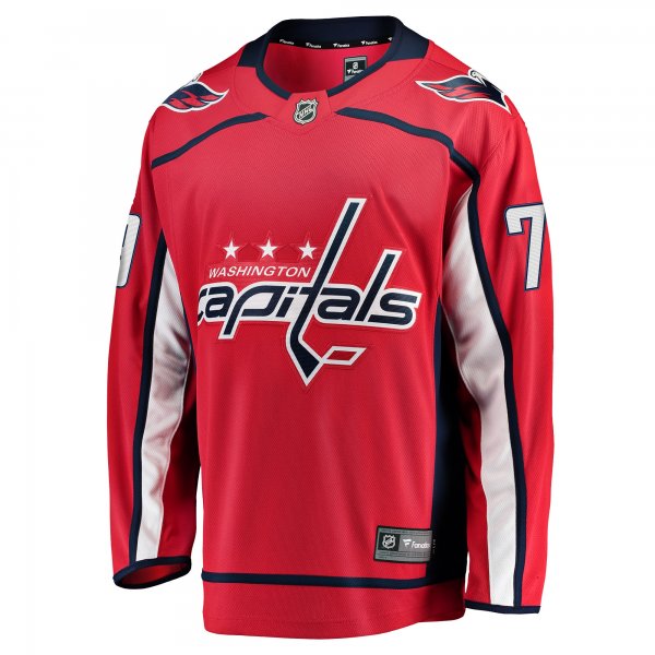 Men's Washington Capitals Charlie Lindgren Fanatics Red Home Breakaway Player Jersey