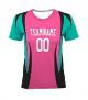 Full customized design :Custom Ladies Sublimated Crew Neck T-Shirt - Design Online