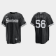 Men's Chicago White Sox #56 Mark Buehrle Black 2021 MLB City Connect Cool Base Jersey