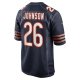 Men's Chicago Bears Quindell Johnson Nike  Navy Team Game Jersey