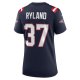 Women's New England Patriots Chad Ryland Nike  Navy Team Game Jersey