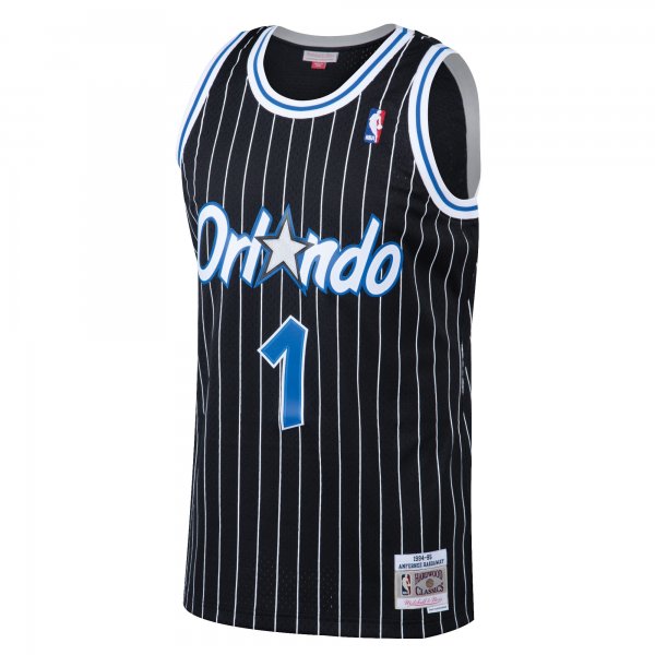 Men's Orlando Magic Penny Hardaway Mitchell & Ness Black Hardwood Classics Swingman Jersey