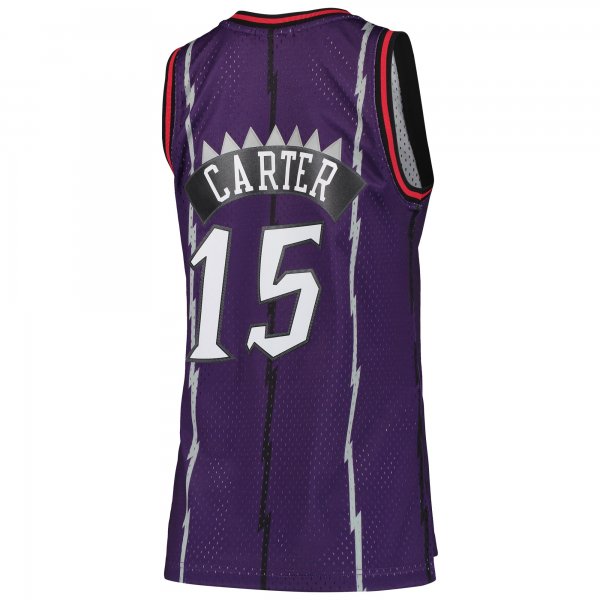 Women's Toronto Raptors Vince Carter Mitchell & Ness Purple 1998/99 Hardwood Classics Swingman Jersey