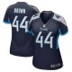 Women's Tennessee Titans Mike Brown Nike  Navy  Game Jersey