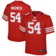 Youth San Francisco 49ers Fred Warner Nike Scarlet Game Jersey-(2022 New Style)