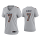 WoMen's Denver Broncos John Elway Gray Atmosphere Fashion Game Jersey