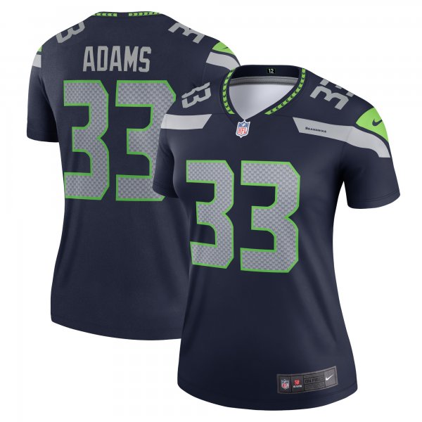 Women's Seattle Seahawks Jamal Adams Nike College Navy Legend Jersey