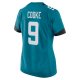 Women's Jacksonville Jaguars Logan Cooke Nike Teal Nike Game Jersey