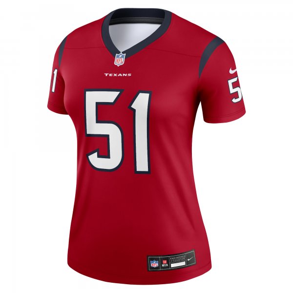 Women's Houston Texans Will Anderson Jr. Nike Red  Legend Jersey