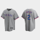 Men's Texas Rangers #2 Marcus Semien Gray Road MLB Jersey