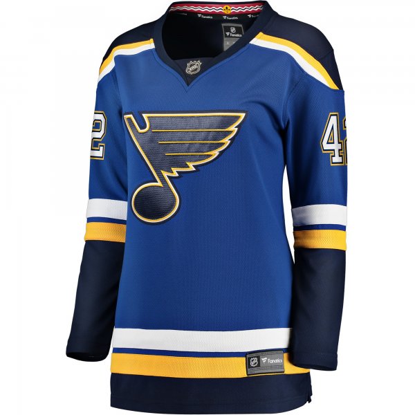 Women's St. Louis Blues Kasperi Kapanen Fanatics Blue Home Breakaway Player Jersey