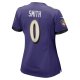 Women's Baltimore Ravens Roquan Smith Nike Purple Team Game Jersey