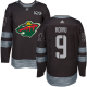 Minnesota Wild #9 Mikko Koivu Black 1917-2017 100th Anniversary Stitched NHL Jersey