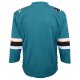 Youth San Jose Sharks Teal Home Replica Blank Jersey