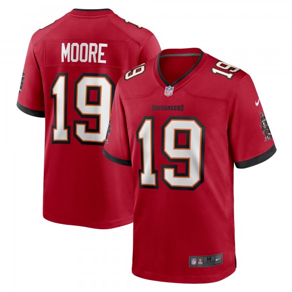 Men's Tampa Bay Buccaneers David Moore Nike  Red  Game Jersey