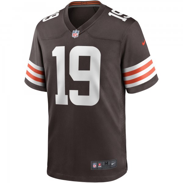 Men's Cleveland Browns Bernie Kosar Nike Brown Game Retired Player Jersey