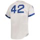 Men's Brooklyn Dodgers Jackie Robinson Mitchell & Ness Gray Cooperstown Collection Jersey