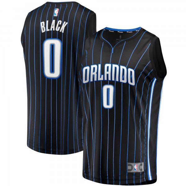 Youth Orlando Magic Anthony Black Fanatics Black Fast Break Replica Jersey - Icon Edition