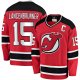 Men's New Jersey Devils Jamie Langenbrunner Fanatics Red Premier Breakaway Retired Player Jersey