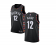 Men's Brooklyn Nets #12 Joe Harris Black 2018/19 NBA Swingman City Edition Jersey